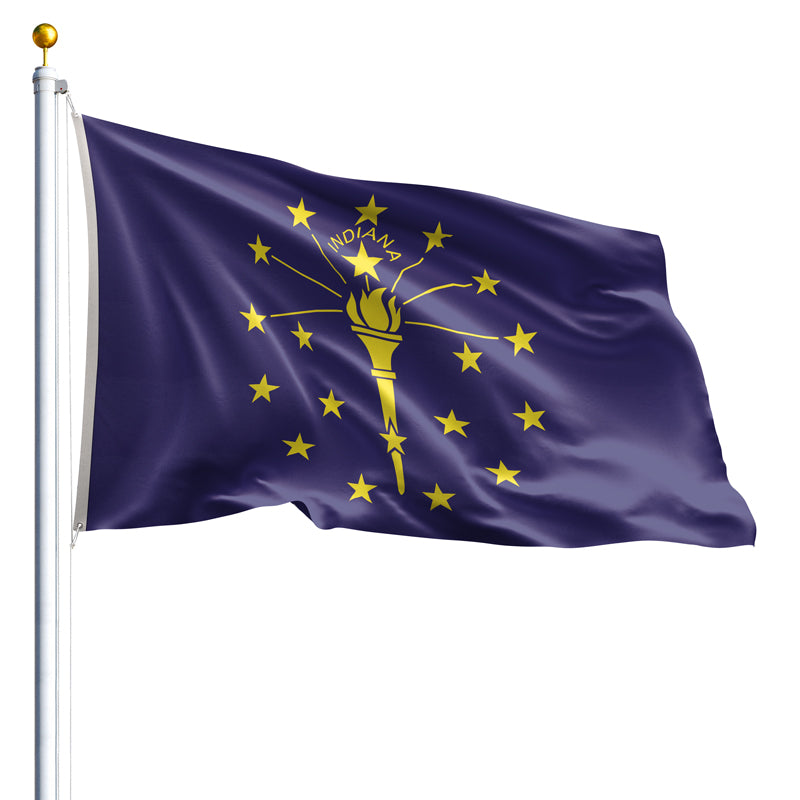 The Indiana state flag