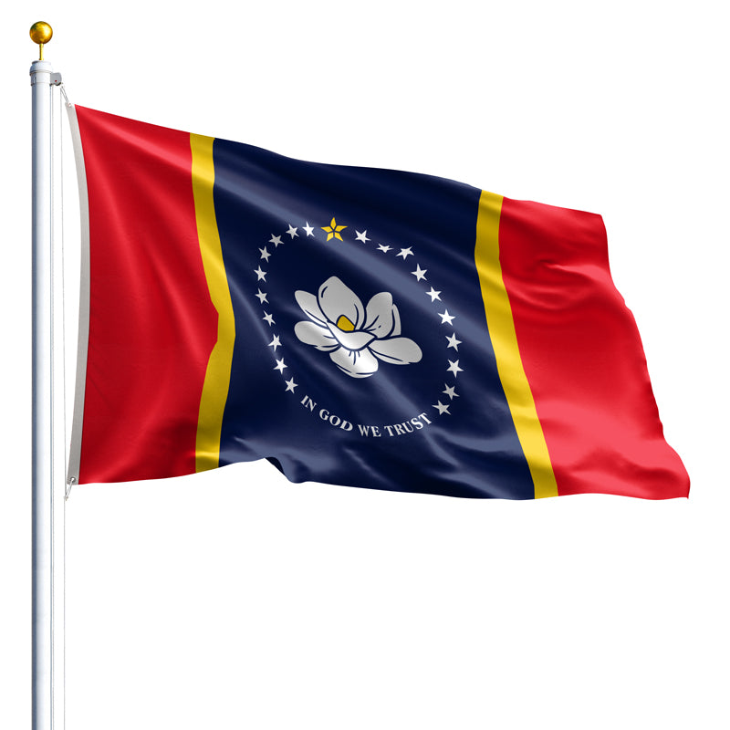 The Mississippi state flag
