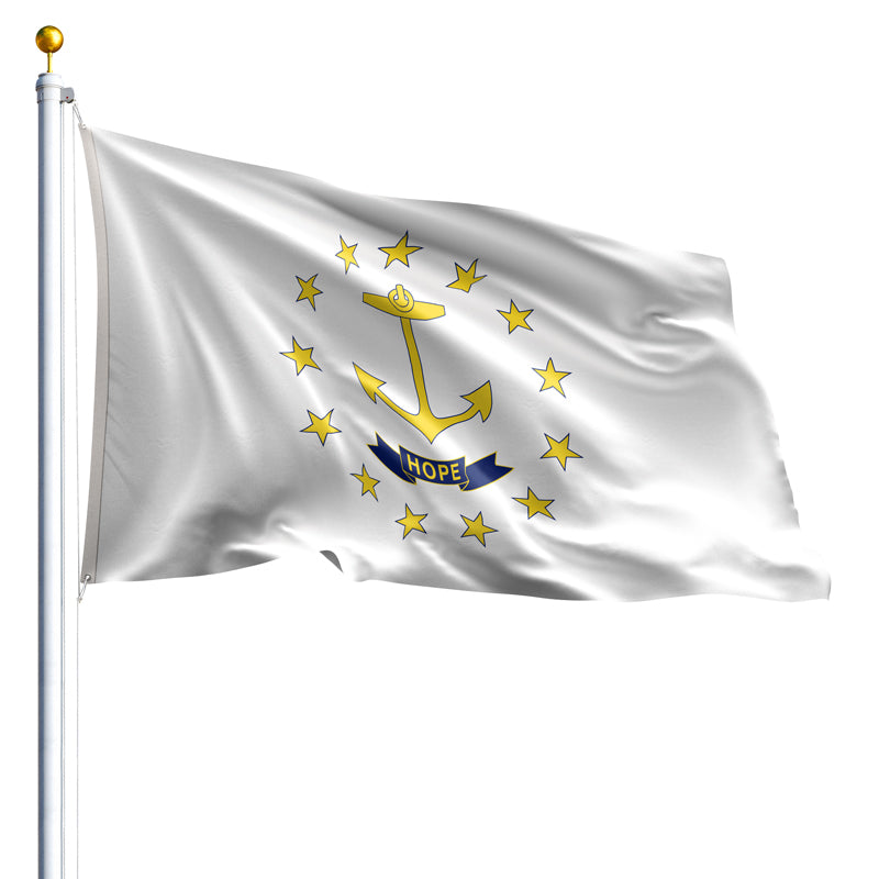 The Rhode Island state flag