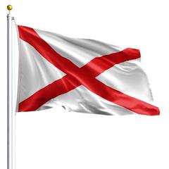 The Alabama state flag