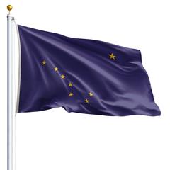 The Alaska state flag