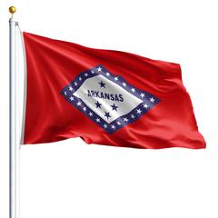 The Arkansas state flag