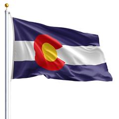 The Colorado state flag