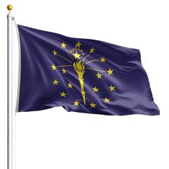 The Indiana state flag