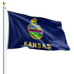 The Kansas state flag