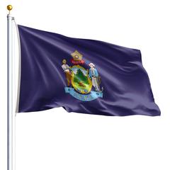 The Maine state flag