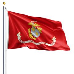 The Marine Corps flag