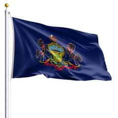 The Pennsylvania state flag