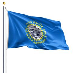 The South Dakota state flag