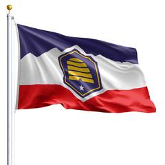 The Utah state flag