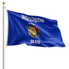The Wisconsin state flag