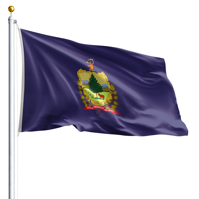 The Vermont state flag
