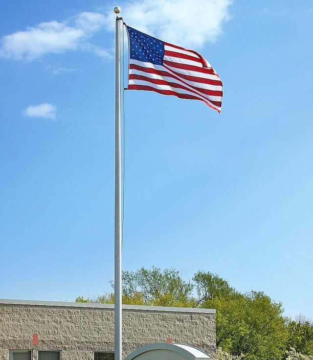 Vanguard internal cam cleat flagpole